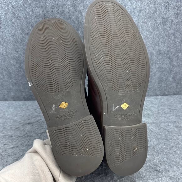 Sperry Gold Cup Elite Algonquin Brown Leather Waterproof Boat Oxford Shoe Men 10 - Picture 6 of 8